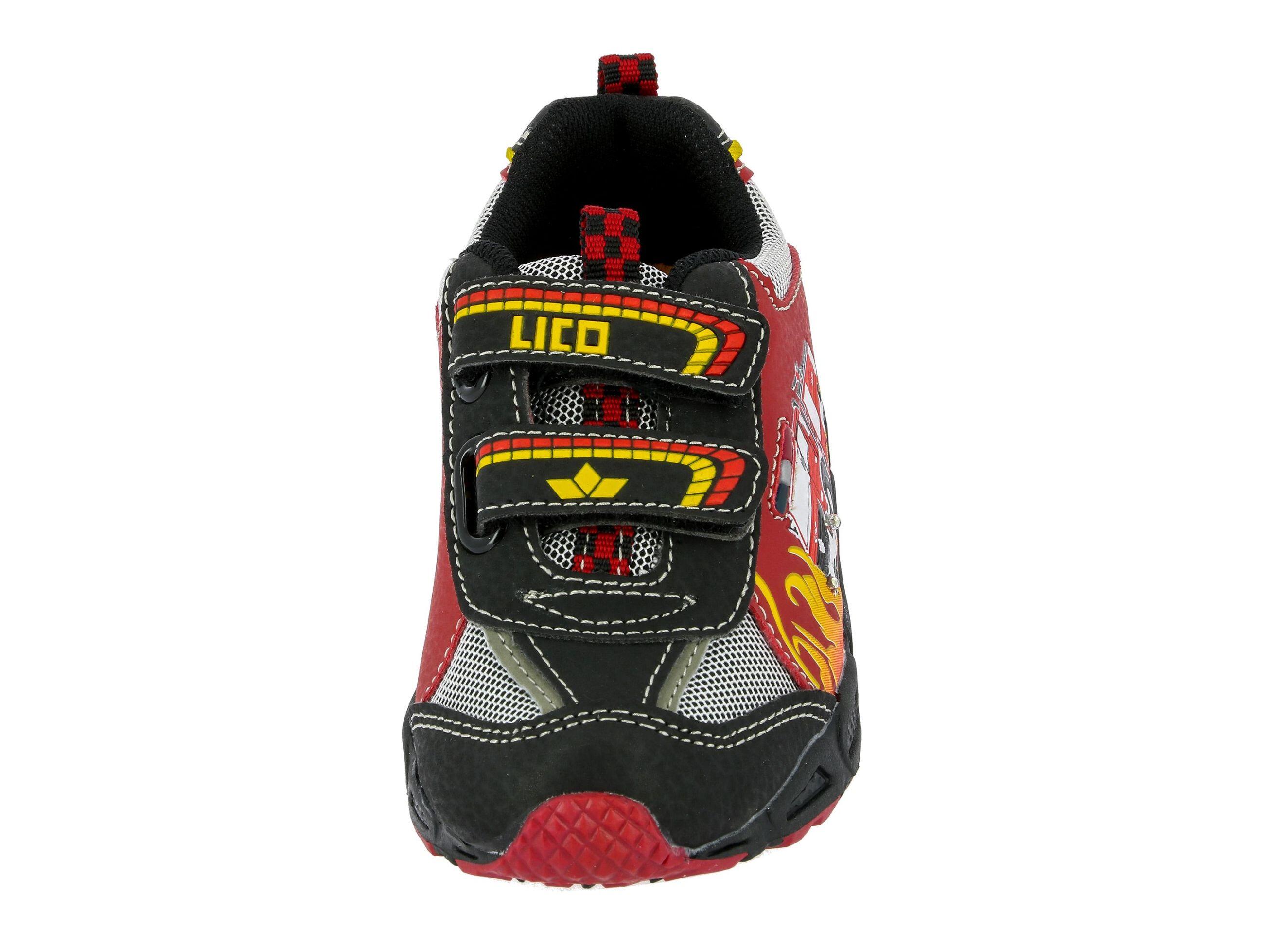 Baskets LICO Bob VS garçon rouge synthétique velcro semelle amovible 3/7