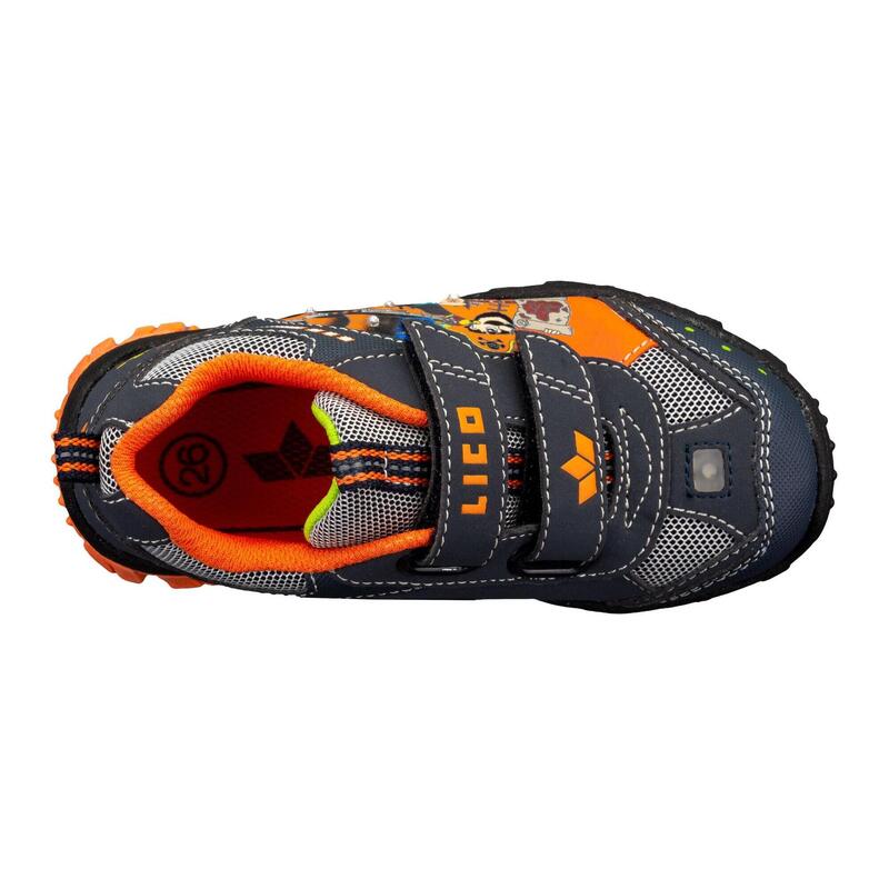 Chaussure de raclée Fermeture velcro Garçons LICO Pirate V Blinky