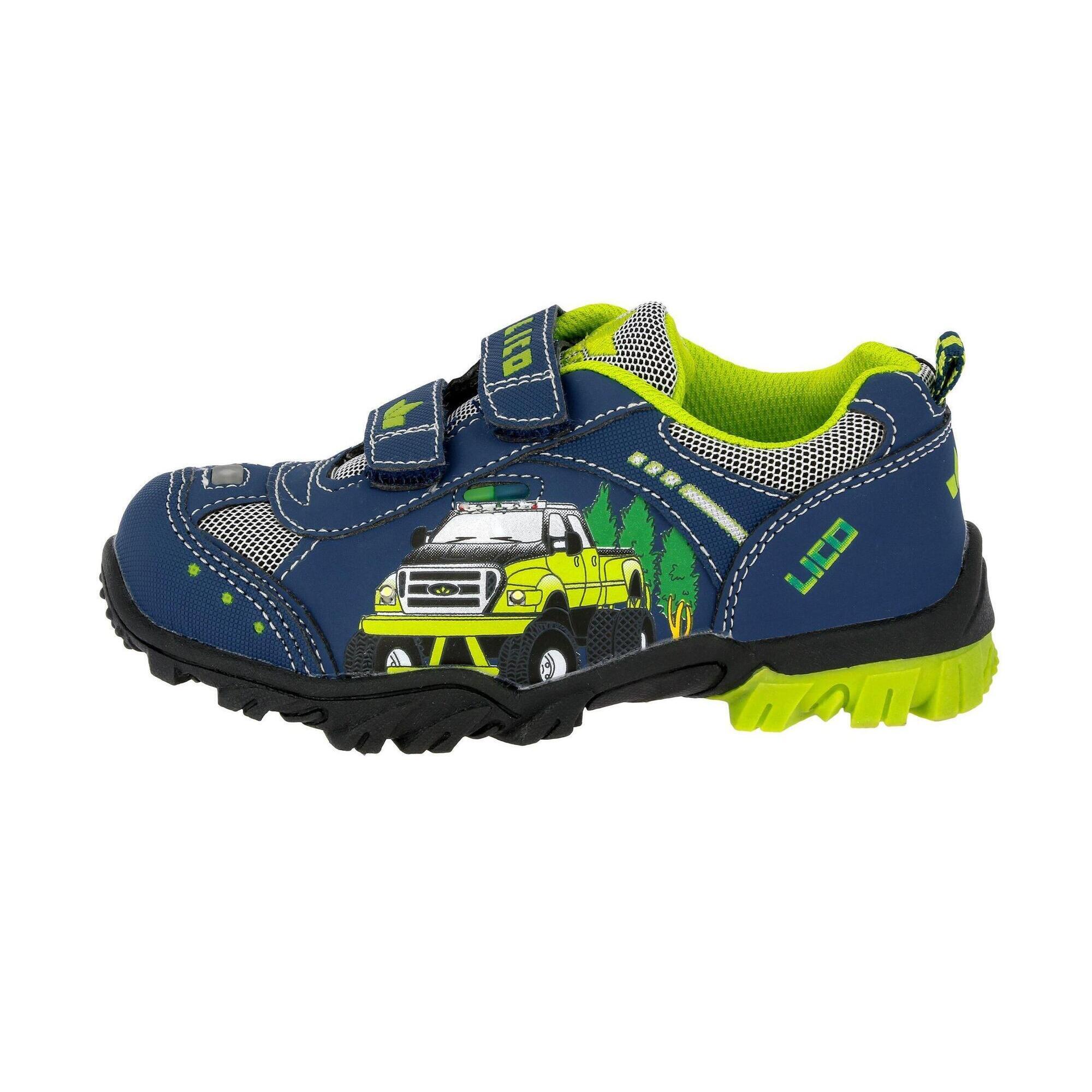 Lico - Chaussures De Loisirs Fermeture Velcro Garçons Lico Monstertruck V - Baskets - Bleu - 27 - Decathlon