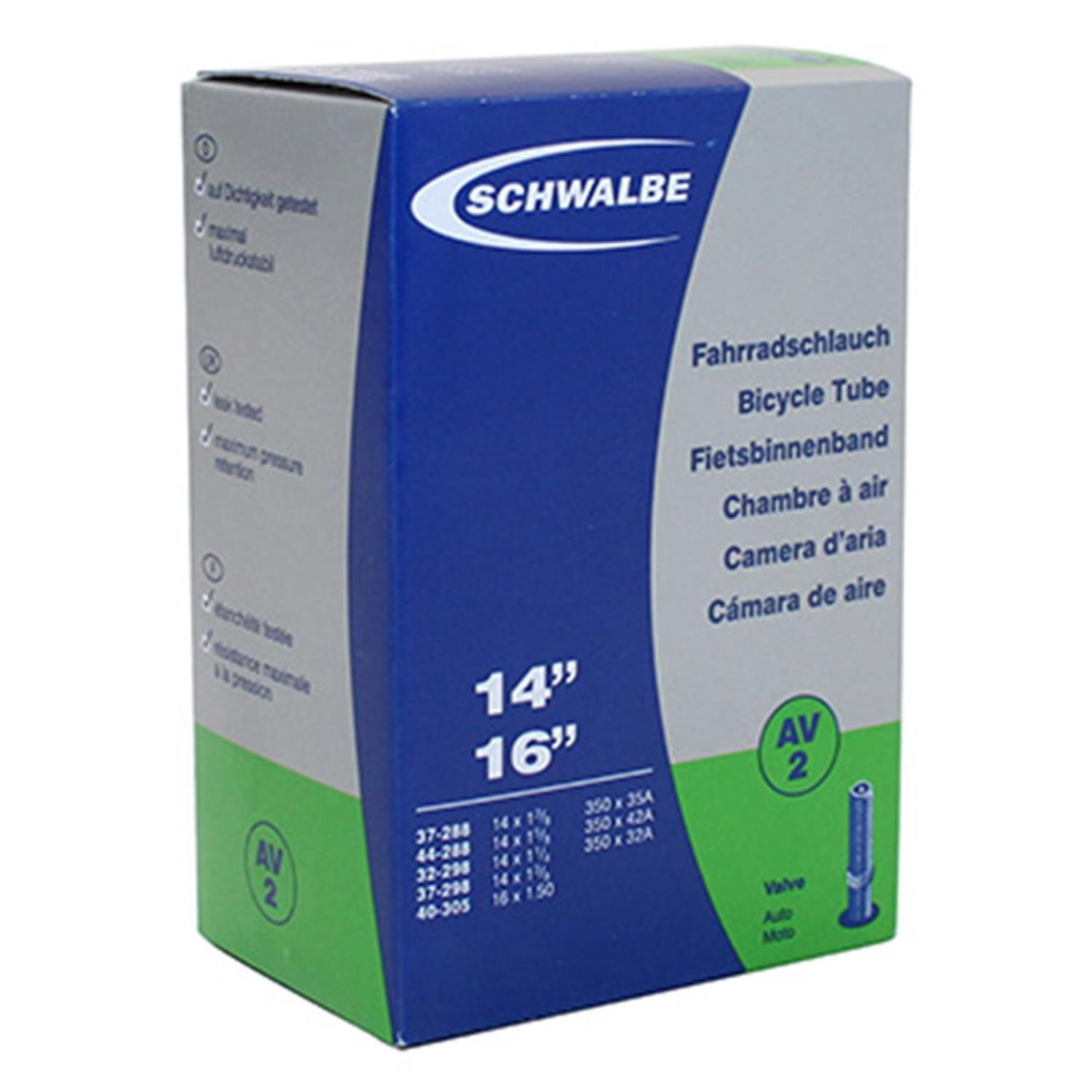 SCHWALBE CAMARA SCHWALBE 14x1 3/8 VALVULA STANDARD 40mm