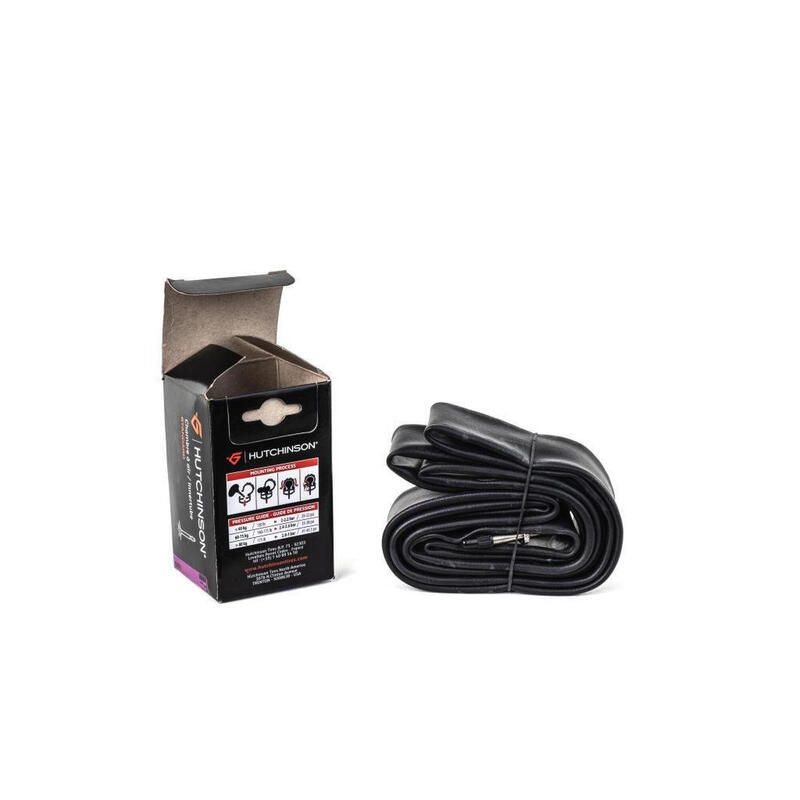 Chambre à Air Hutchinson City/Trekking - Taille 32 Mm - Valve Schrader - Poids 168g - Protection Anti-crevaison Renforcée