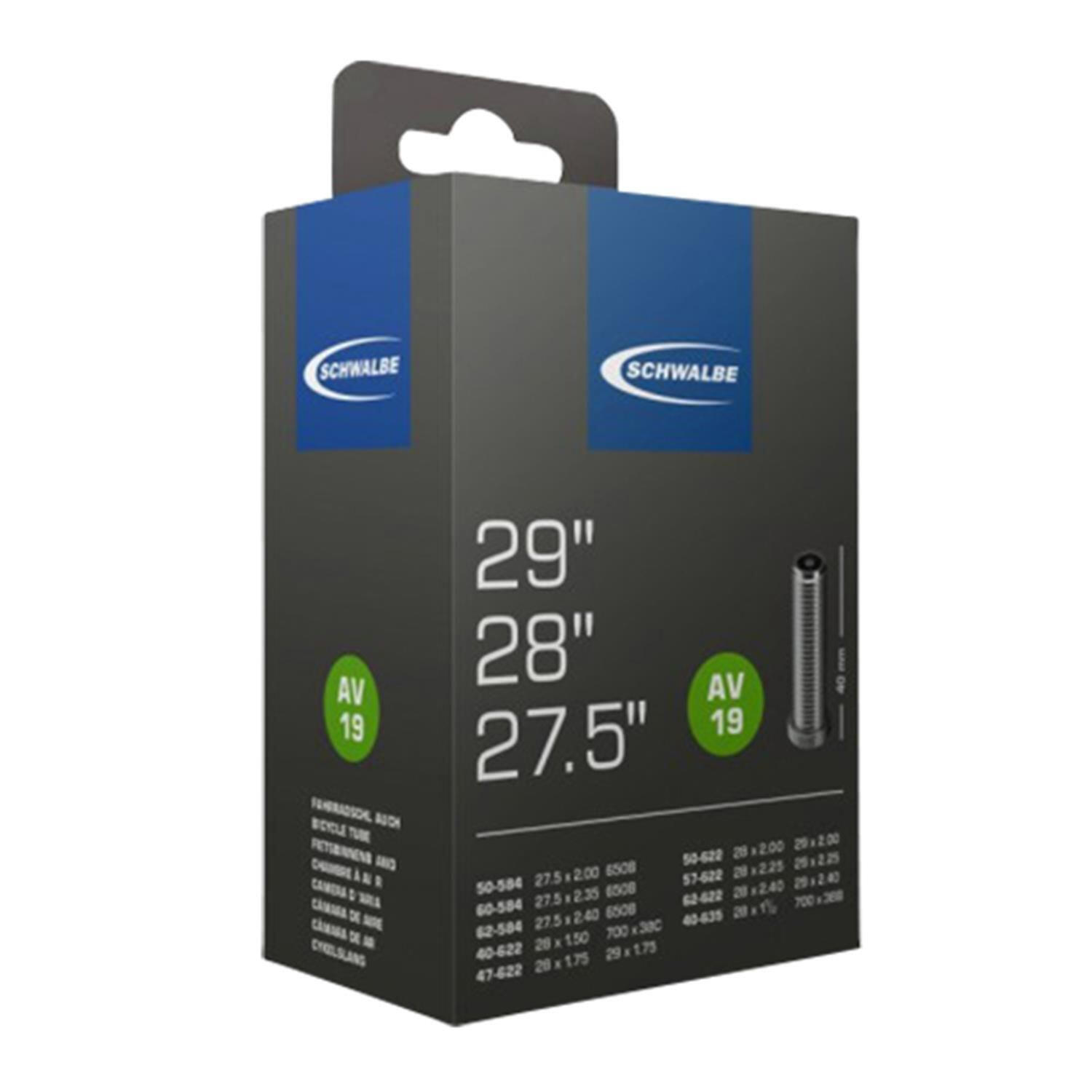 CHAMBRE AIR VTT 29/28/27.5X1.75/2.40 VS SCHWALBE AV19 - 4026495099646 2/7