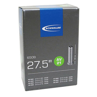 Schwalbe Fahrradschlauch AV19-40, 40-62/622, 27,5"/28"/29