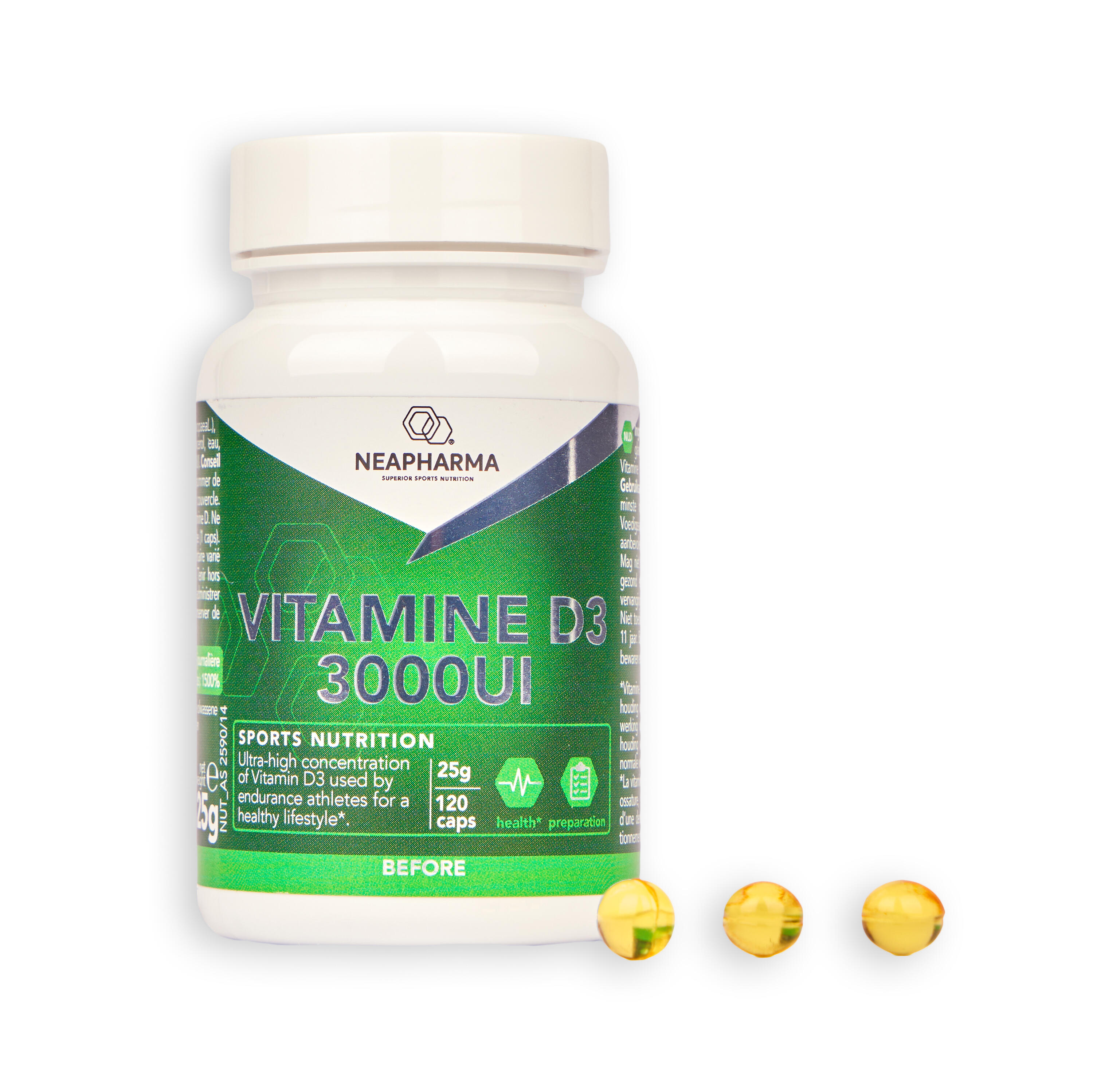 Vitamine D3 • 3000 UI formule • Vegan • voor 4 maand  • 120 drops 6/8
