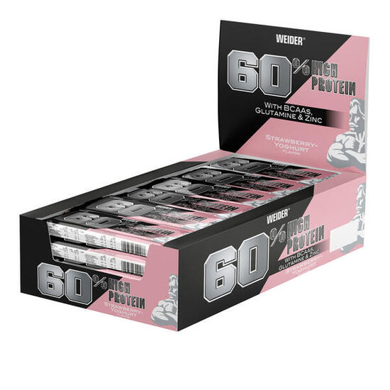 Weider 60% Protein Bar (24x45g) Cookies & Cream - Riegel - Protein-Riegel