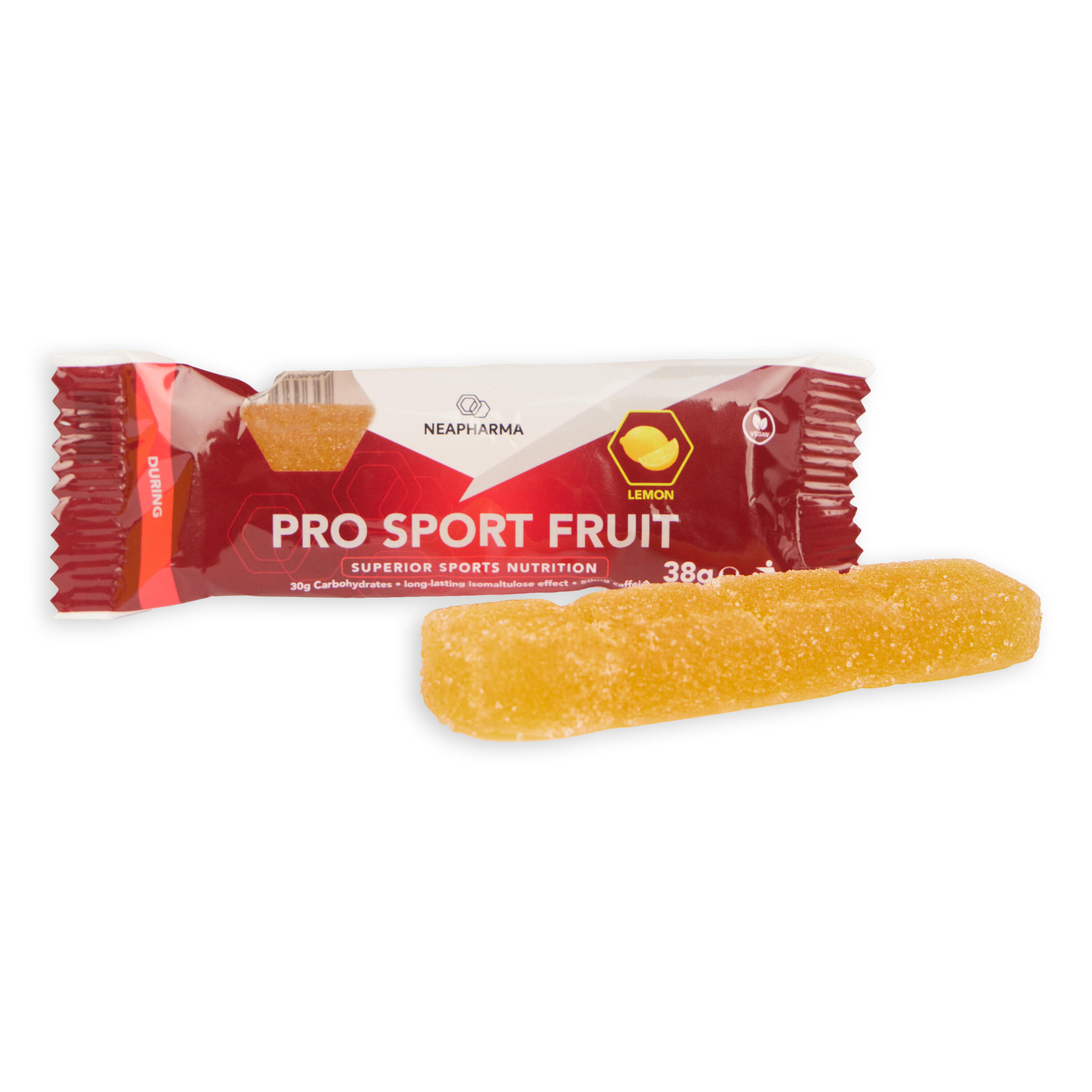 Pâte de fruits energy fruit citron 10x38g 7/9