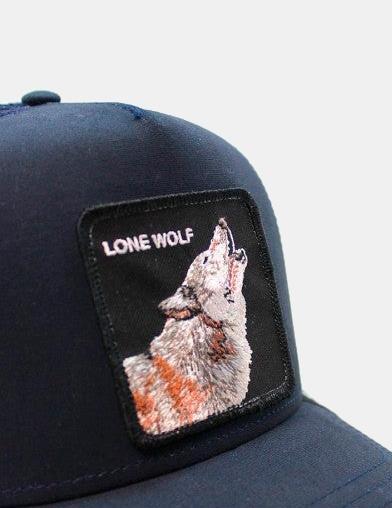 Cap Goorin Bros Lone Wolf navy 3/7
