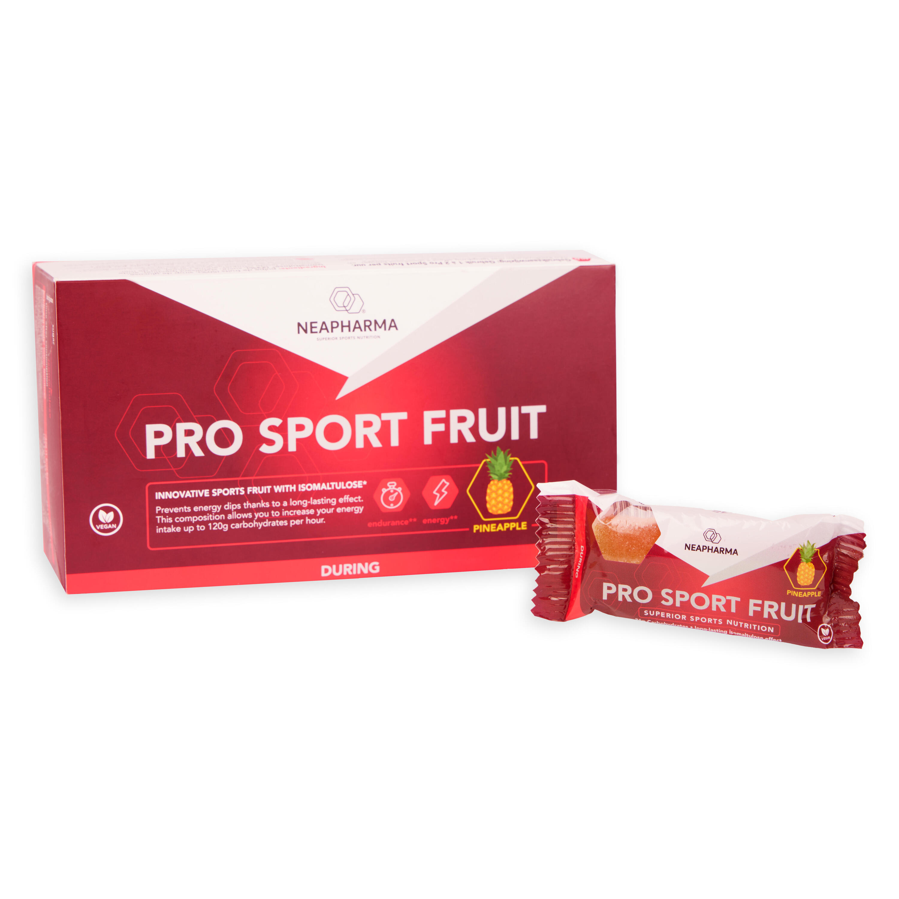 Bonbons énergétiques aux vrai fruits ananas • vegan • Energy chew • par 12 2/8