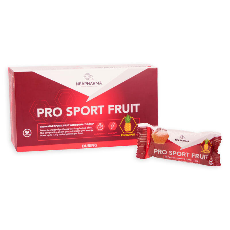 Bonbons énergétiques aux vrai fruits ananas • vegan • Energy chew • par 12