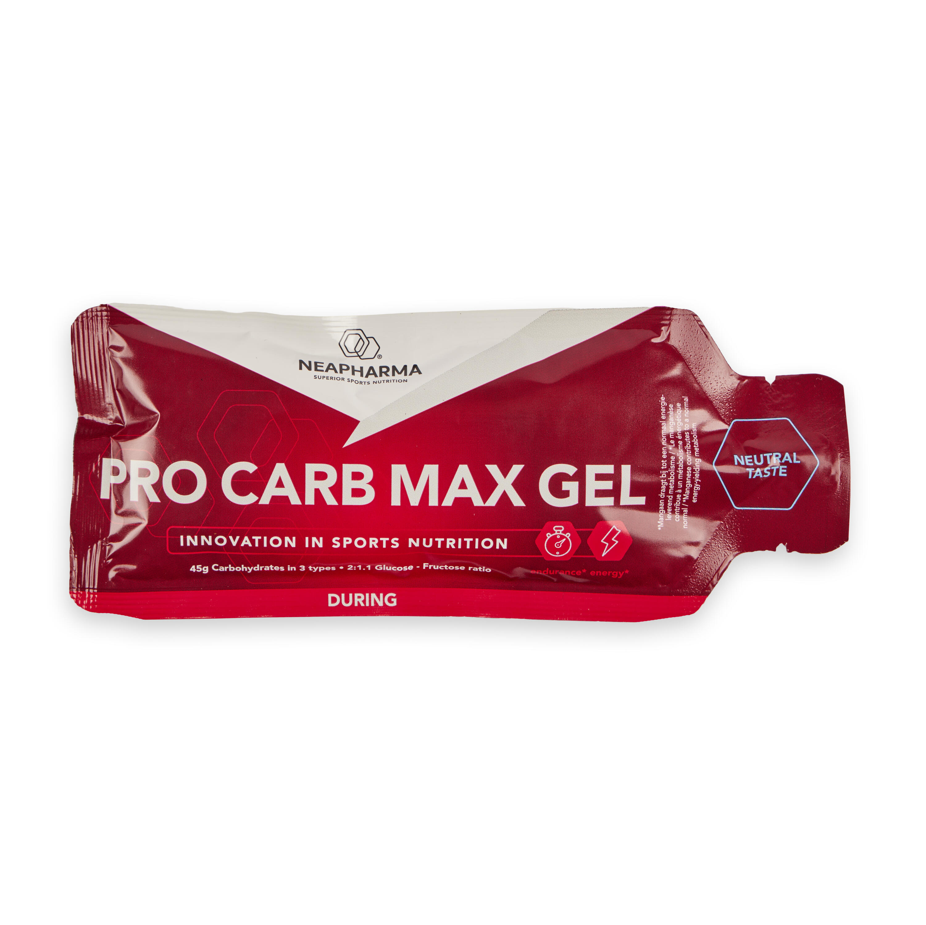 Gel énergétique Carb Max Energy gel 10x65g 7/8