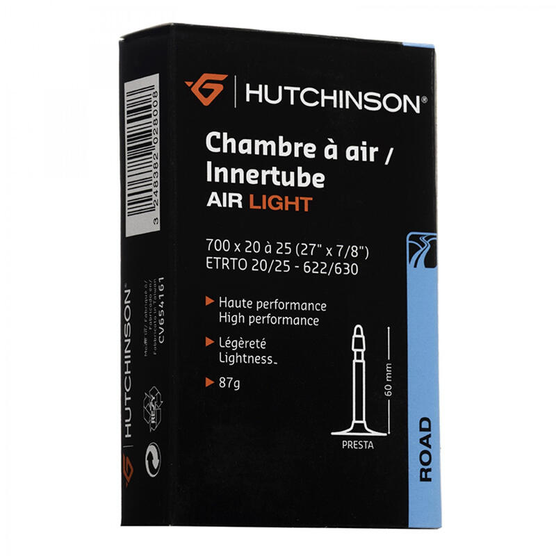 CHAMBRE A AIR VELO 700 x 20-25 HUTCHINSON VP - 3248382084158