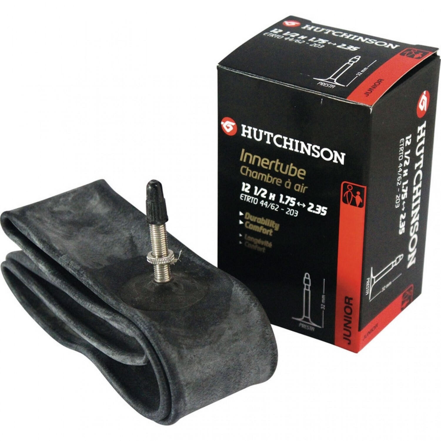 HUTCHINSON Camera d'aria della valvola Presta Hutchinson 12-1/2x1,75-2,35
