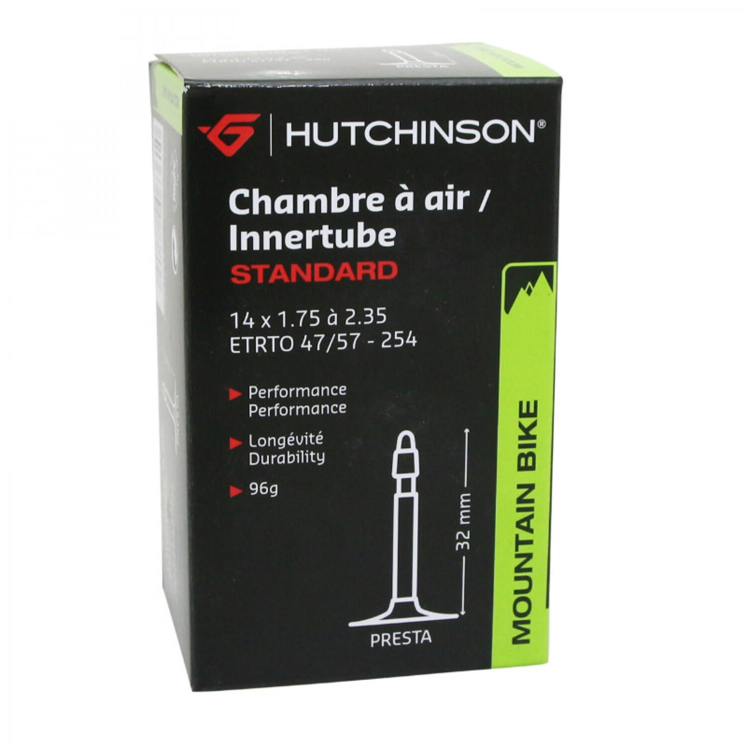 Chambre à air 26 x 1,7/2,2 valve Schrader 48 mm - - Décathlon