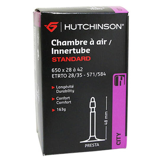 Hutchinson Schlauch Standard 650 x 28/42A, franz.-Ventil 48 mm