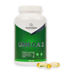 Capsules d'oméga 3 • 100% d'huile de poisson • Dosage 3000mg • 180 capsules