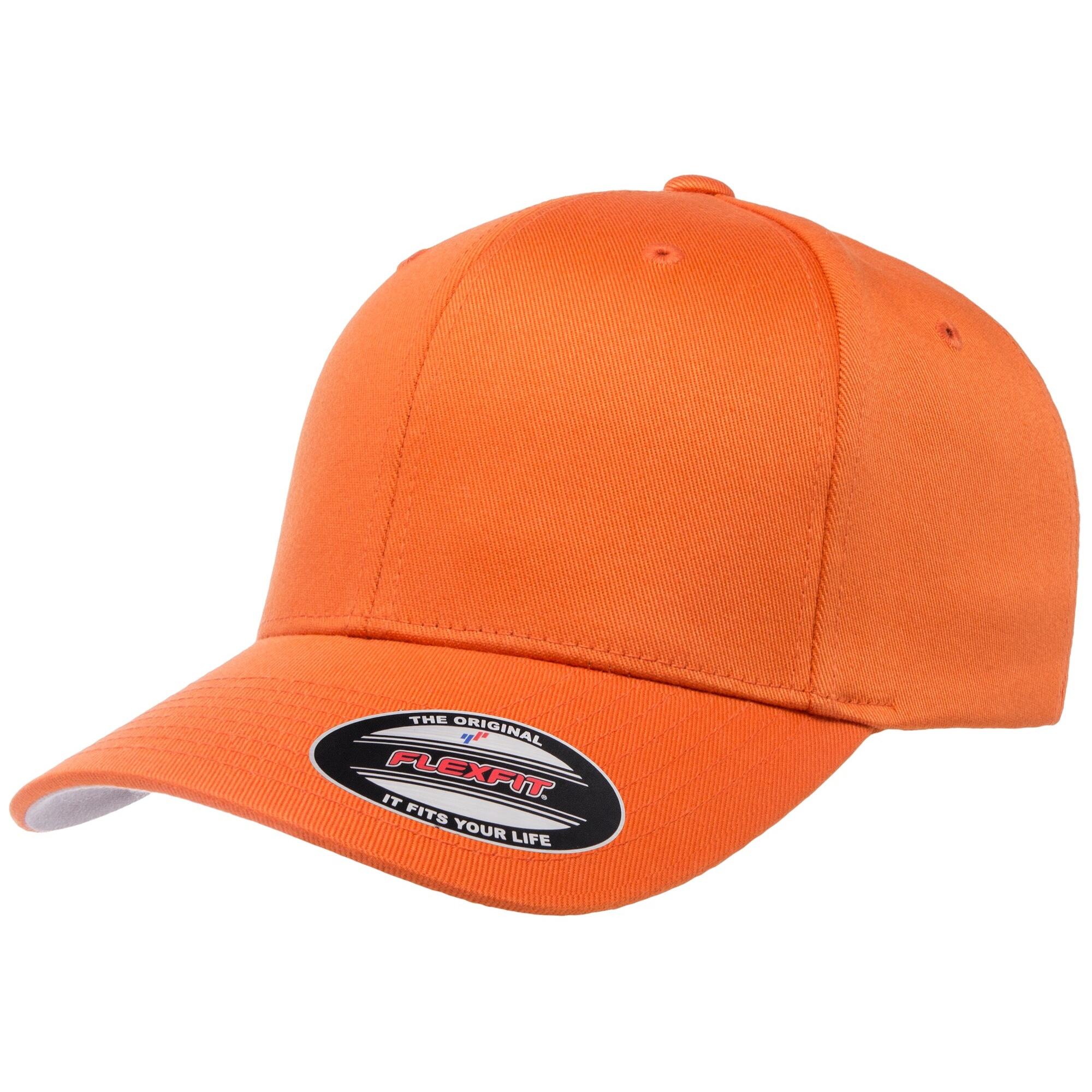 FLEXFIT Unisex Wooly Combed Cap (Orange)