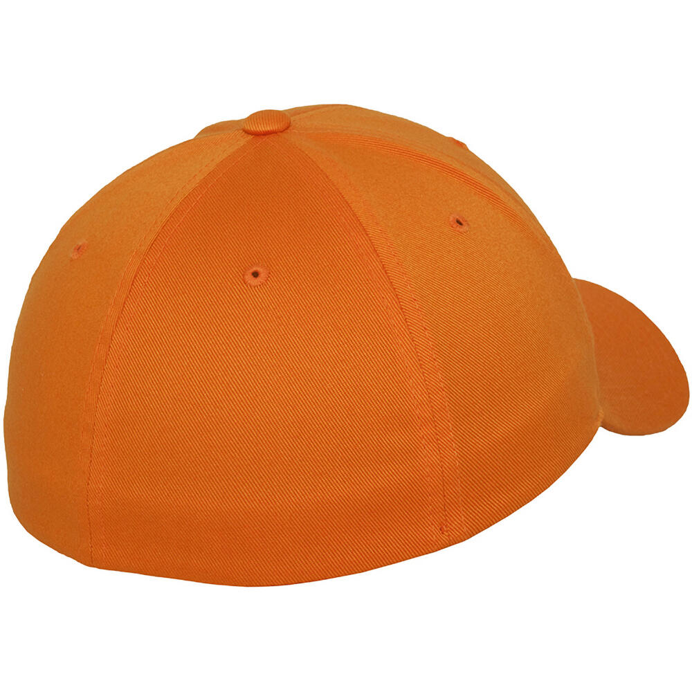 Unisex Wooly Combed Cap (Orange) 2/2