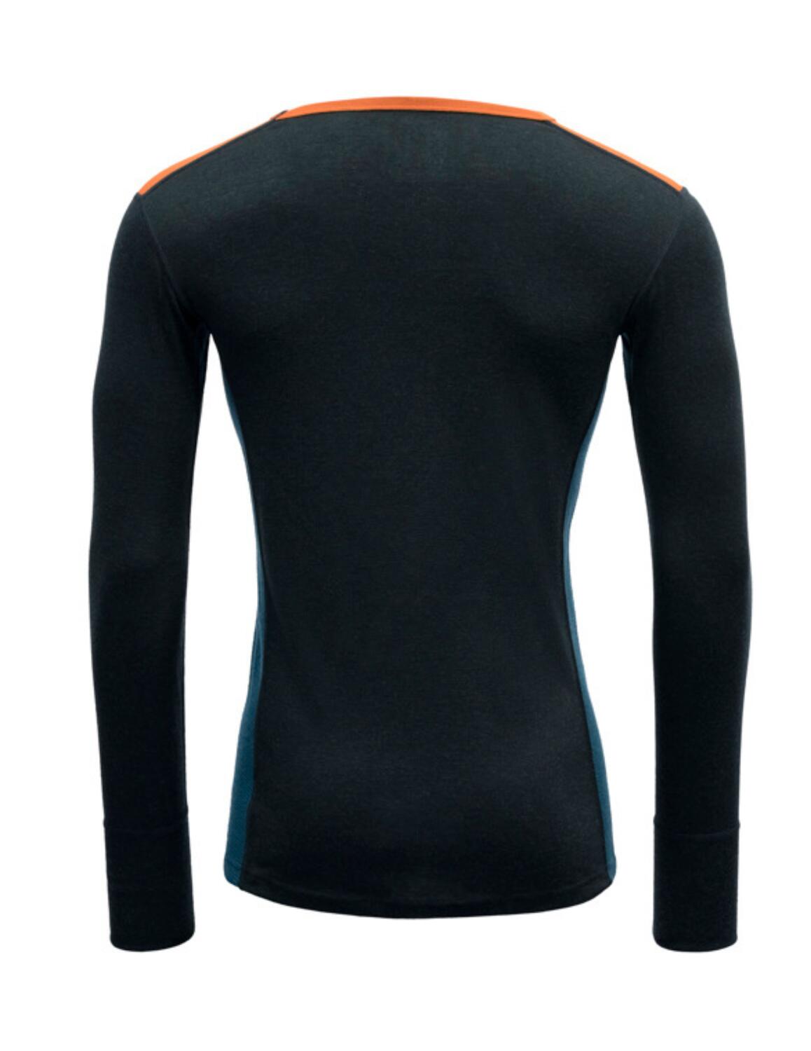 Sous-vêtement Devold Lauparen Merino 190 manches longues homme orange 2/6