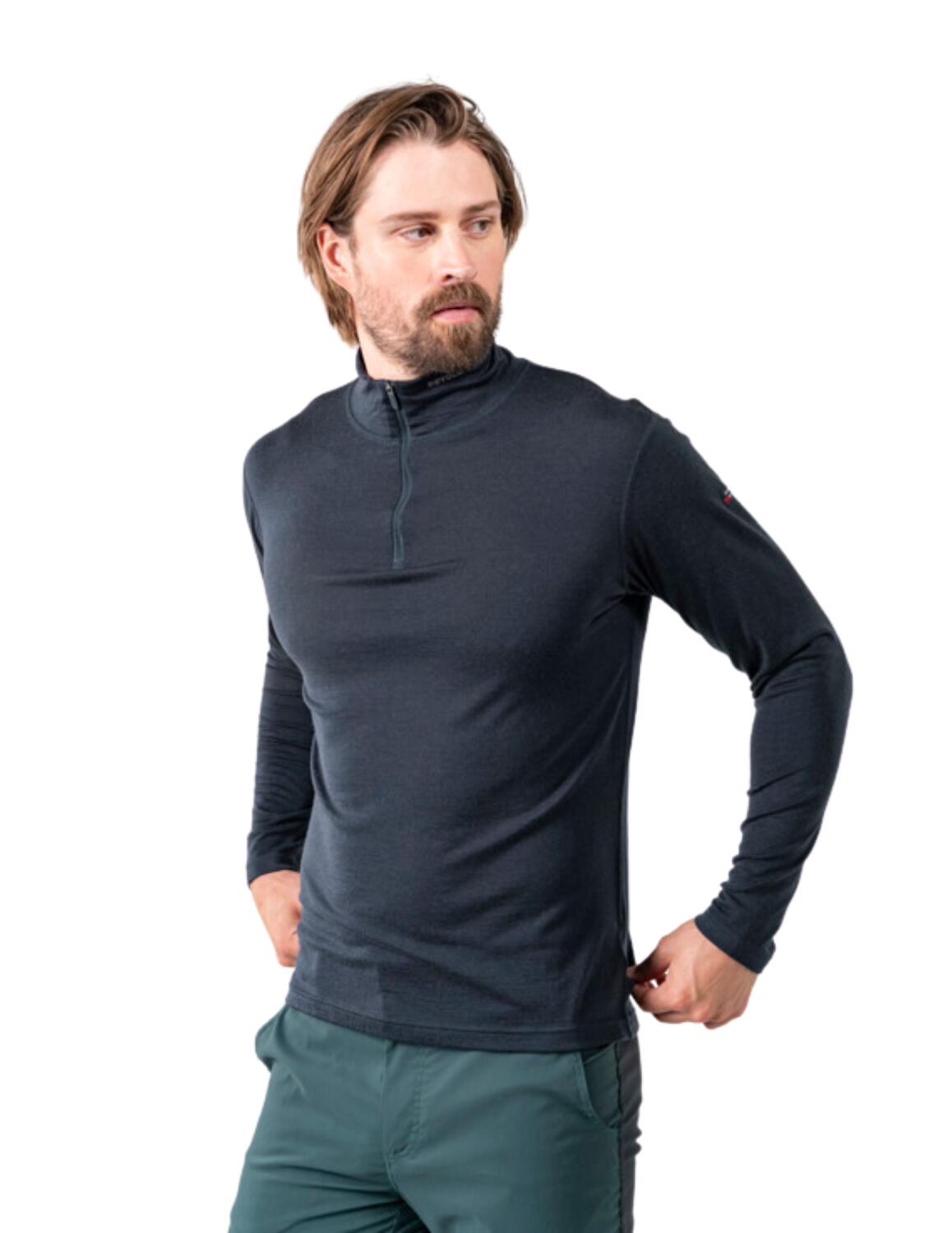 Sous-vêtement Devold Breeze Merino 150 Zip Manches Longues Homme 2/2