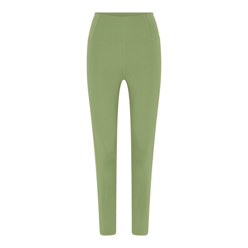 Dames Zak Lange Legging Met Hoge Rise (Sprinkhaan)