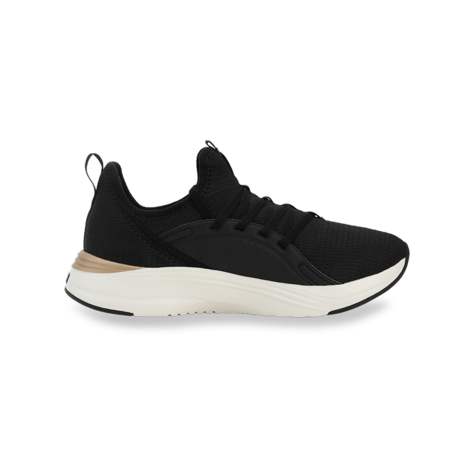 Chaussures de running Soft ride Sophia 2 Femme PUMA Black Gold Warm White 6/7
