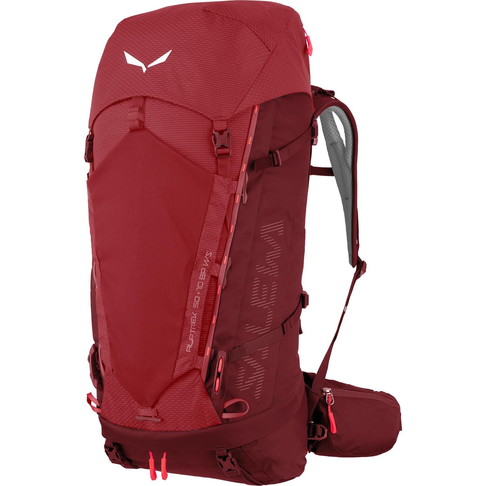 SALEWA Trekkingrucksack Alptrek 50+10 BP Damen pompeian red-syrah