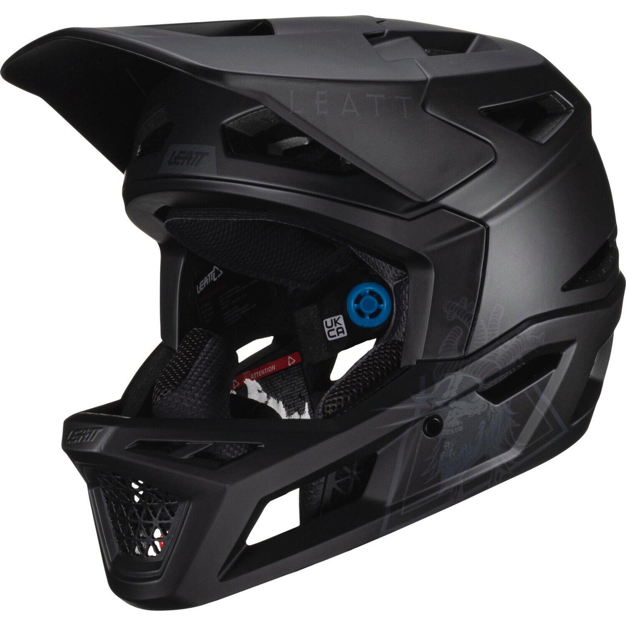 Leatt - Casque Mtb Intégral Gravity 4.0 Ventilé Et Certifié Downhill Gris Homme - Casque - Gris - 48 Xl - Decathlon