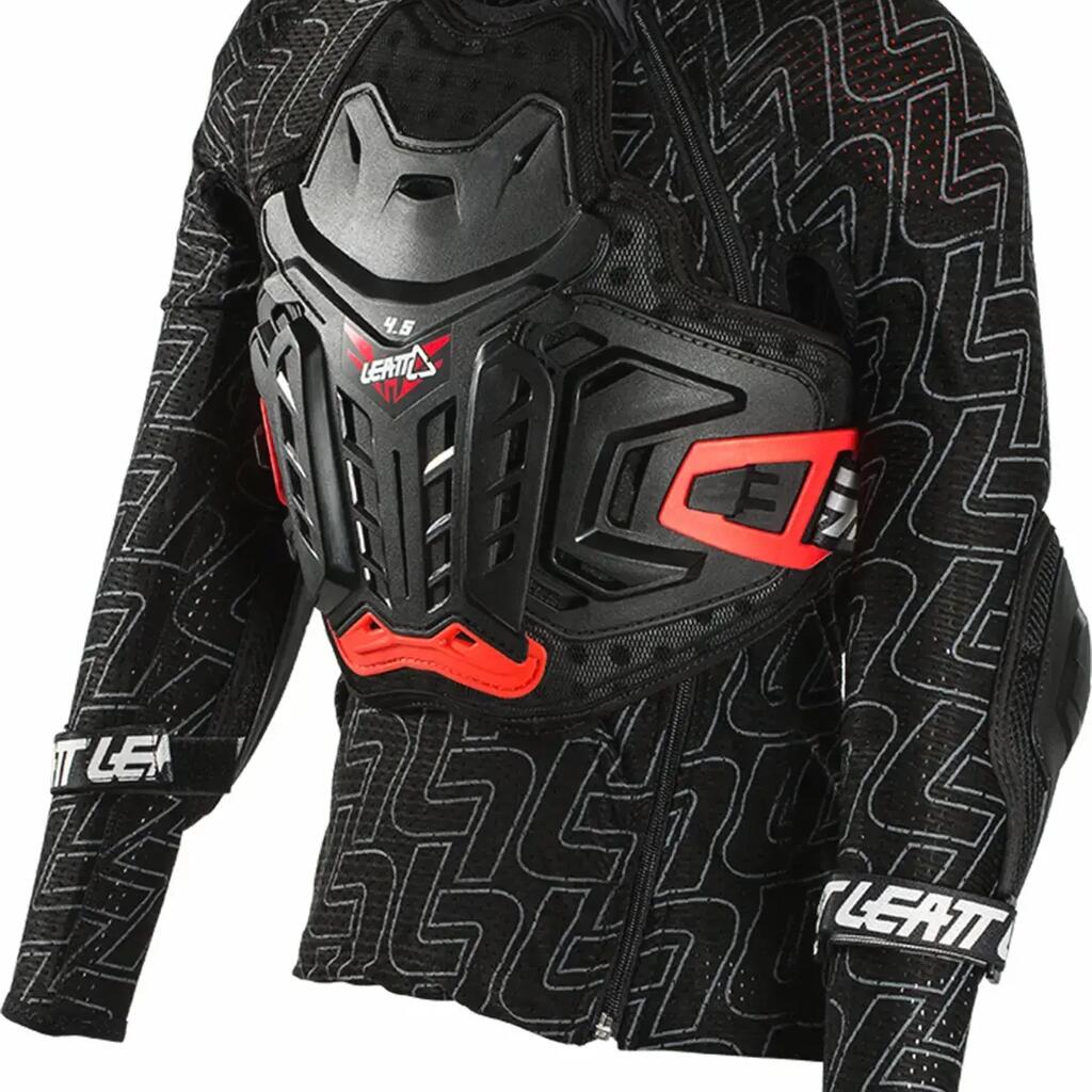 Leatt Body Protector 4.5 Junior Hard Shell Vest Black