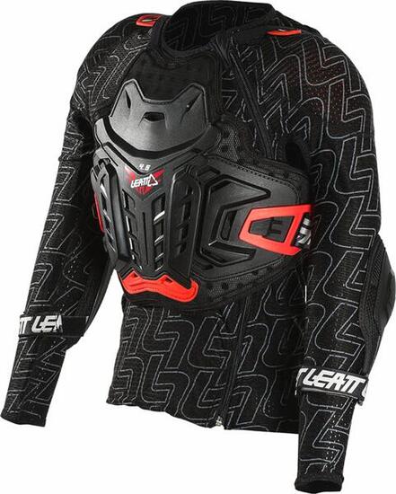 Body Protector Leatt 4.5 Junior nero taglia 42 M/L con scocca Hard Shell