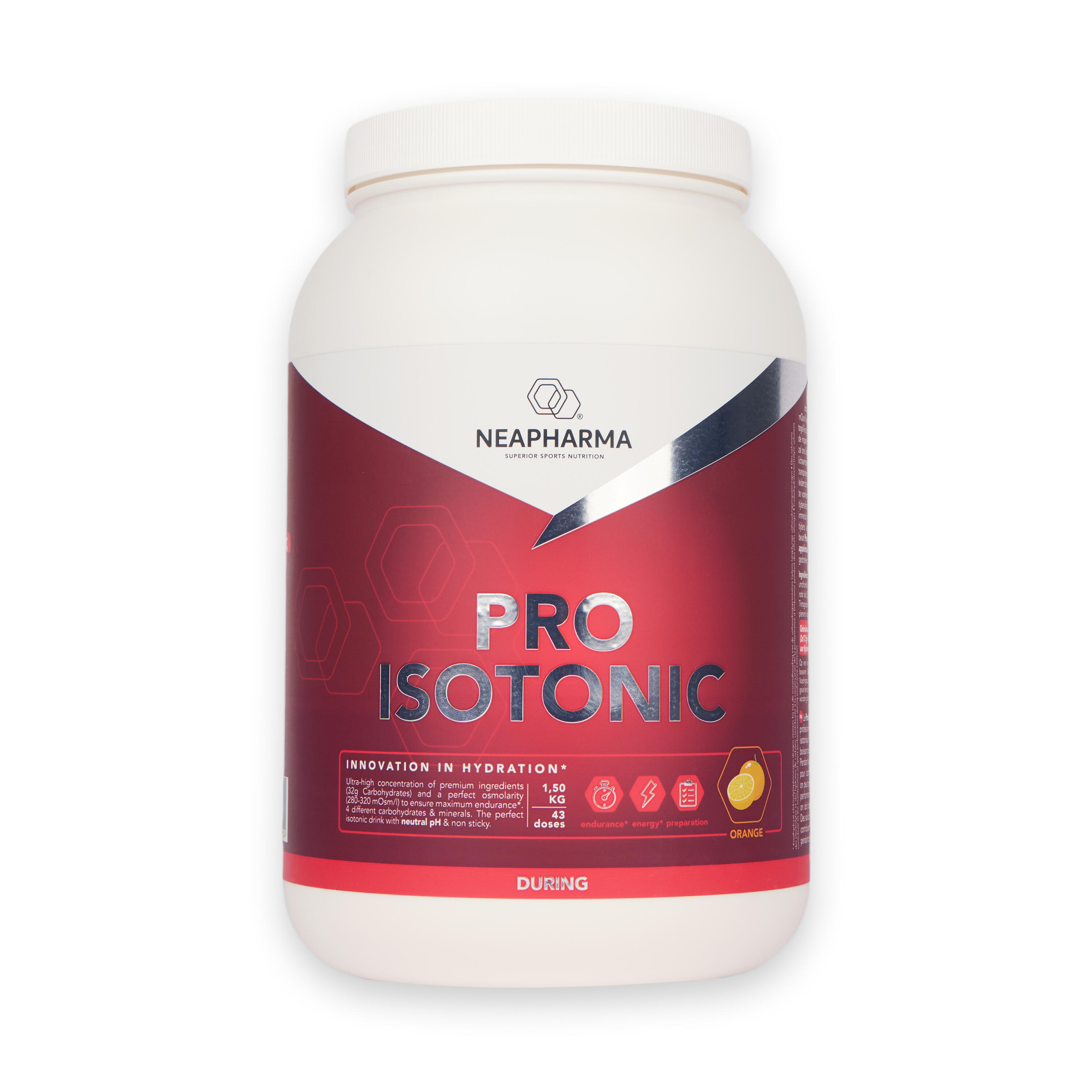 Isotonisches Orange Sportgetränk 43 Portionen, Elektrolyte, klebt nicht im Mund​ 7/9
