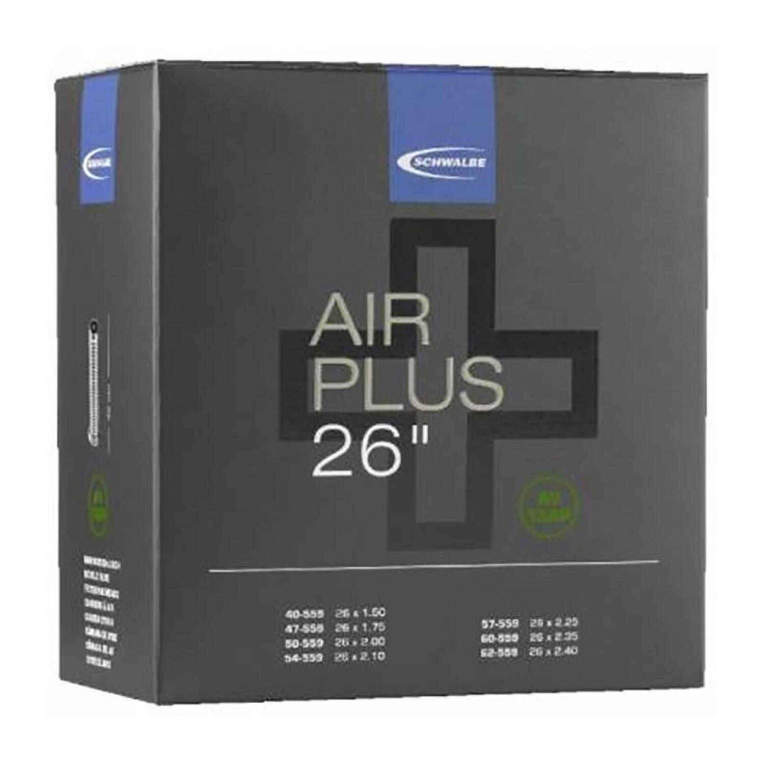 Schwalbe - Chambre À Air Schwalbe Air Plus 26'' Av13 Valve Shrader 40mm - Chambre À Air - Decathlon