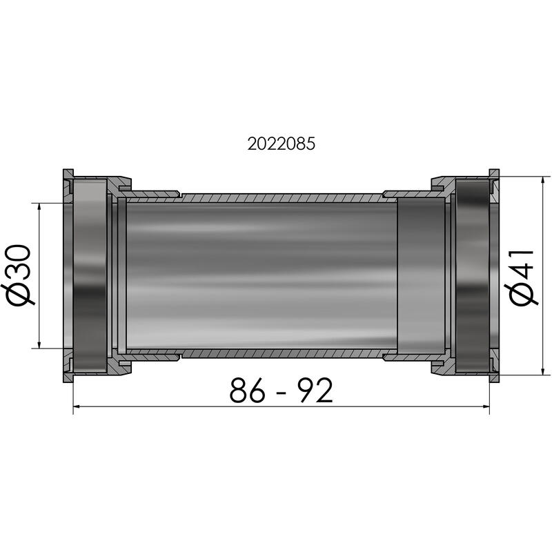 Trapas Elvedes Press-Fit BB86/92