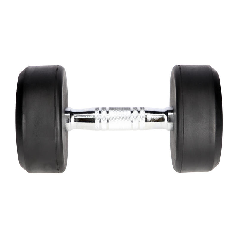 Gantere oțel cromat 1–70 kg mâner striat fitness profesional HMS HG PRO