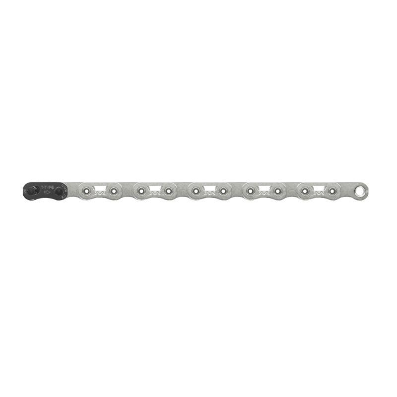Sram XX SL T-Type Eagle 12 Velocidad 126 Eslabones Cadena Plateada con PowerLock 2/2