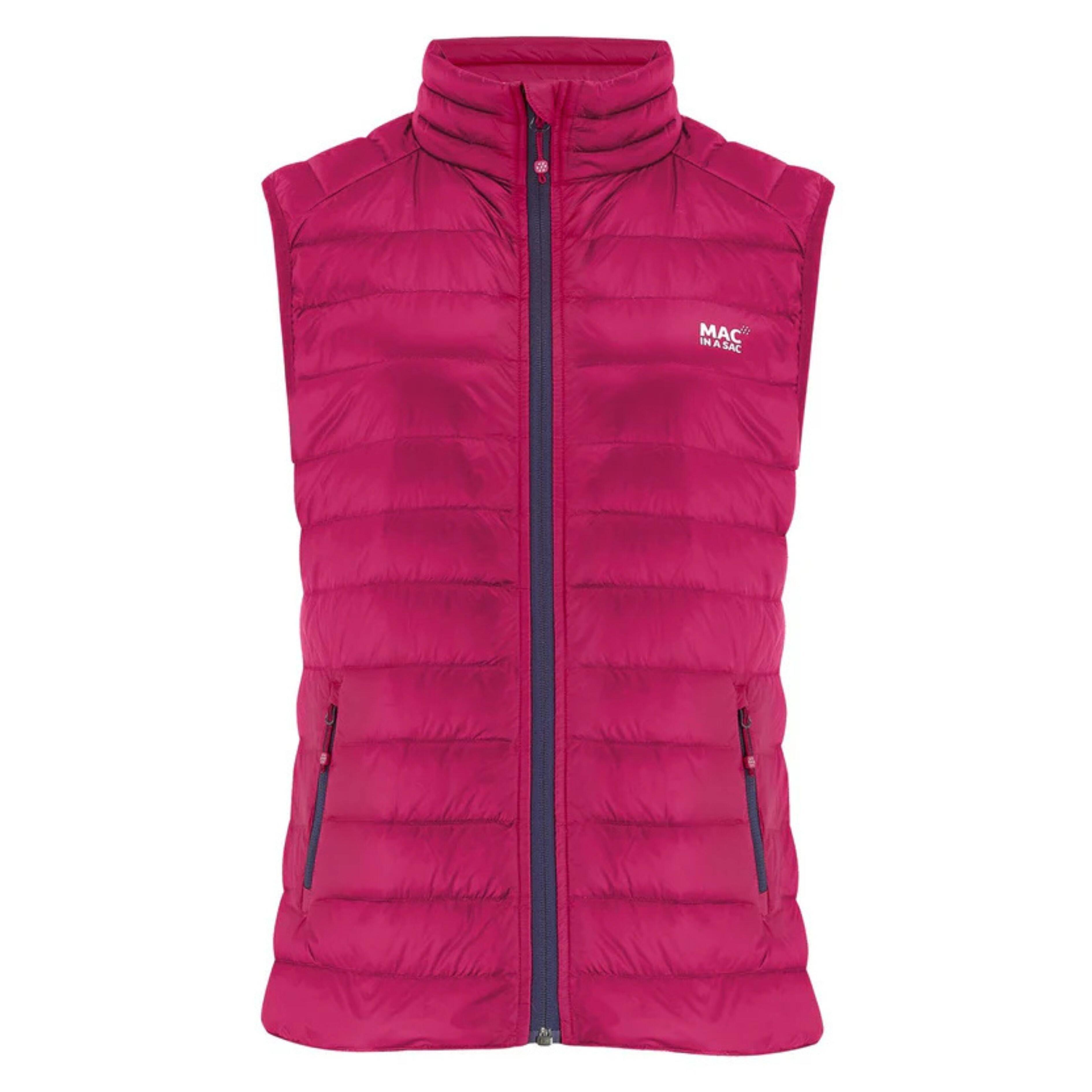 Mac In A Sac - Doudoune Sans Manche Mias Alpine Femme - Gilet Sans Manche - Rose - Decathlon