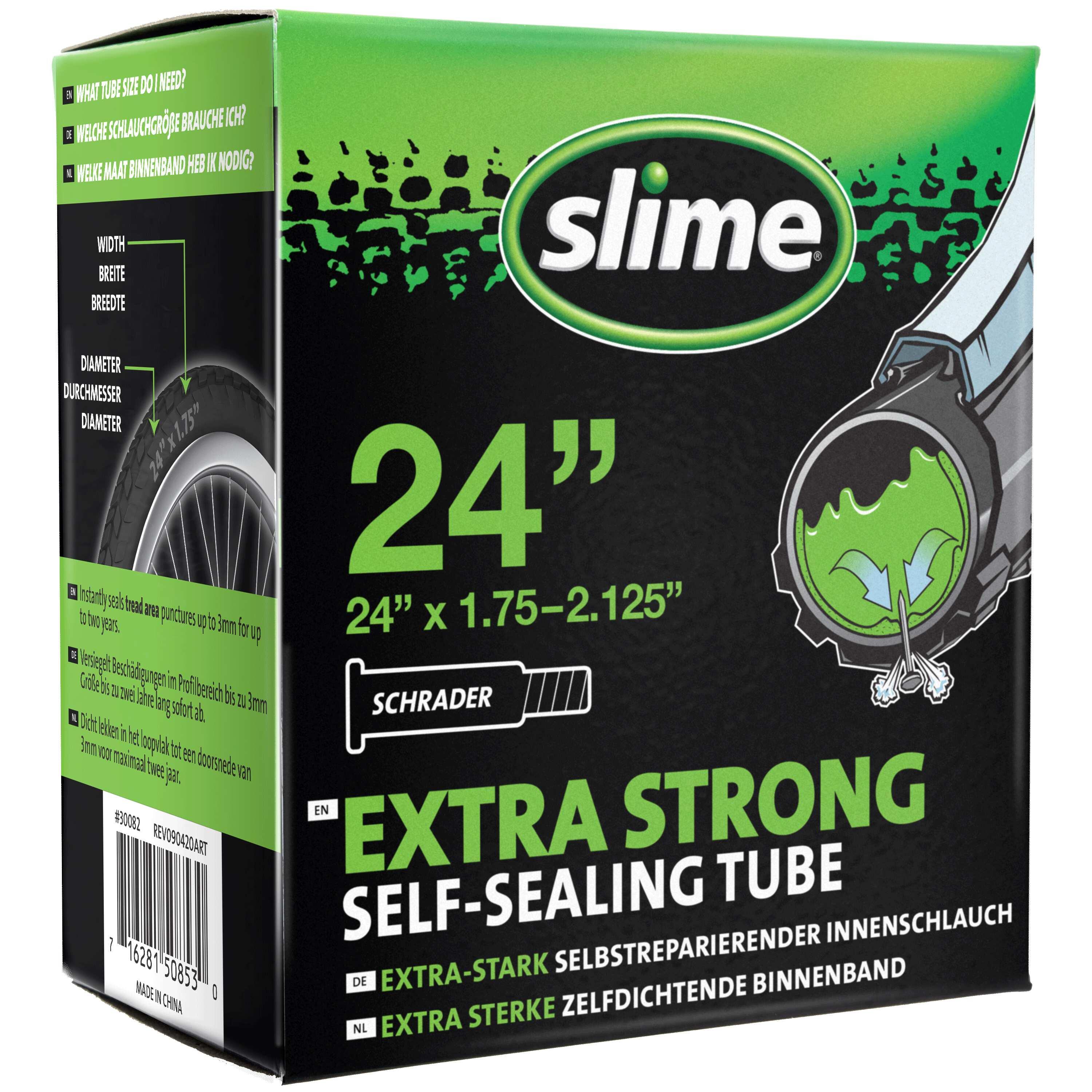 SLIME Slime Smart Tube - 24" x 1.75-2.125 - Schrader Valve