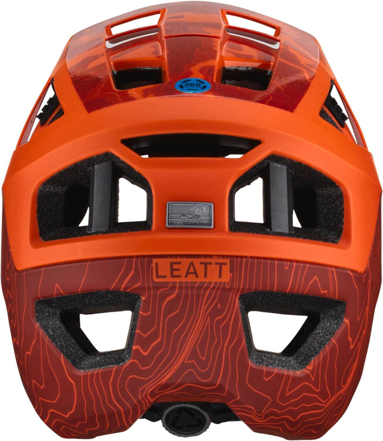 MTB-helm 4.0 voor All-Mountain, zeer beschermend, oranje, heren 2/7