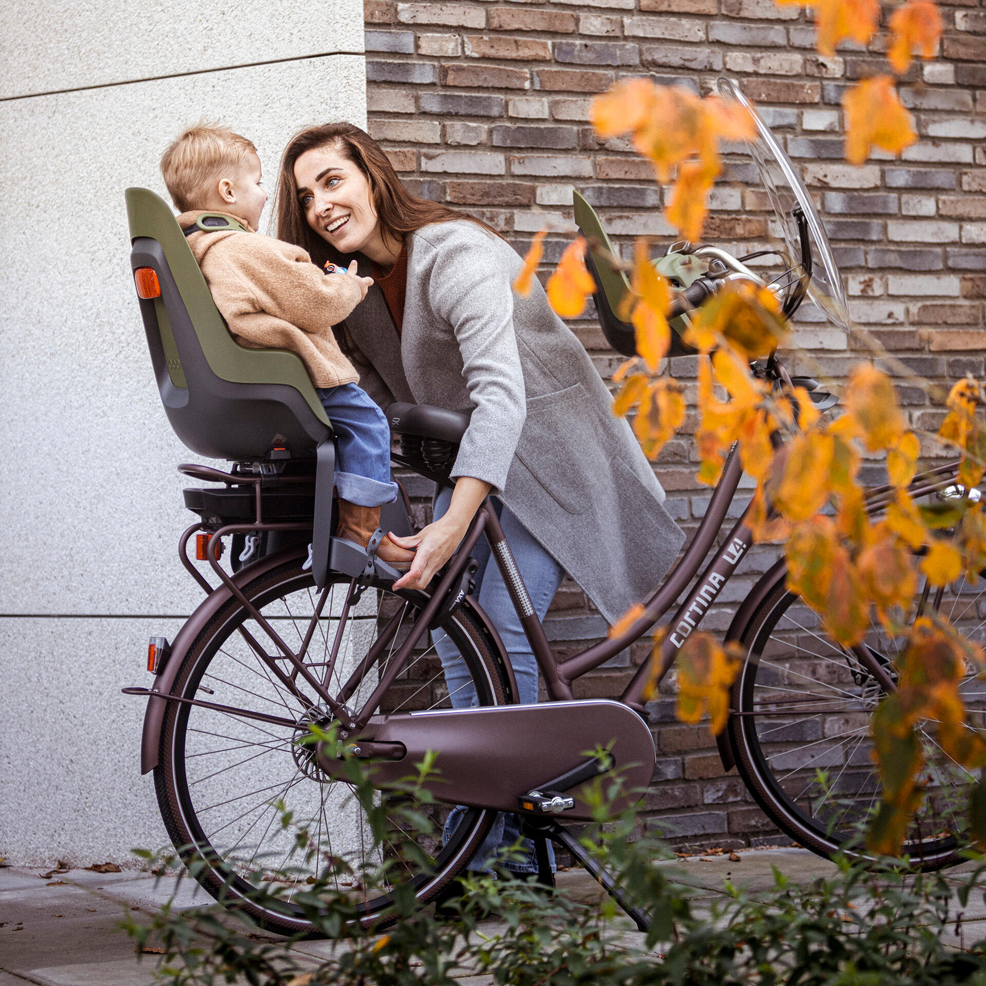 Siège Bobike Maxi Go Urbain Noir - Siège Vélo Enfant Et Remorque