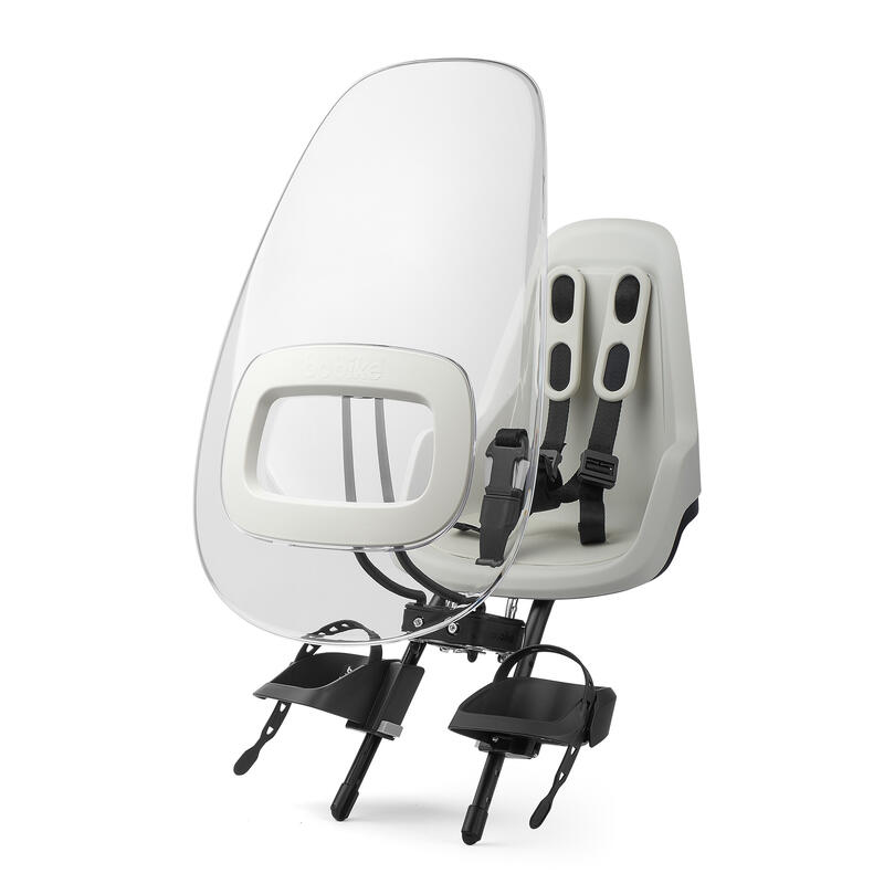 Pare-brise siège avant Bobike ONE Plus Blanc Neige
