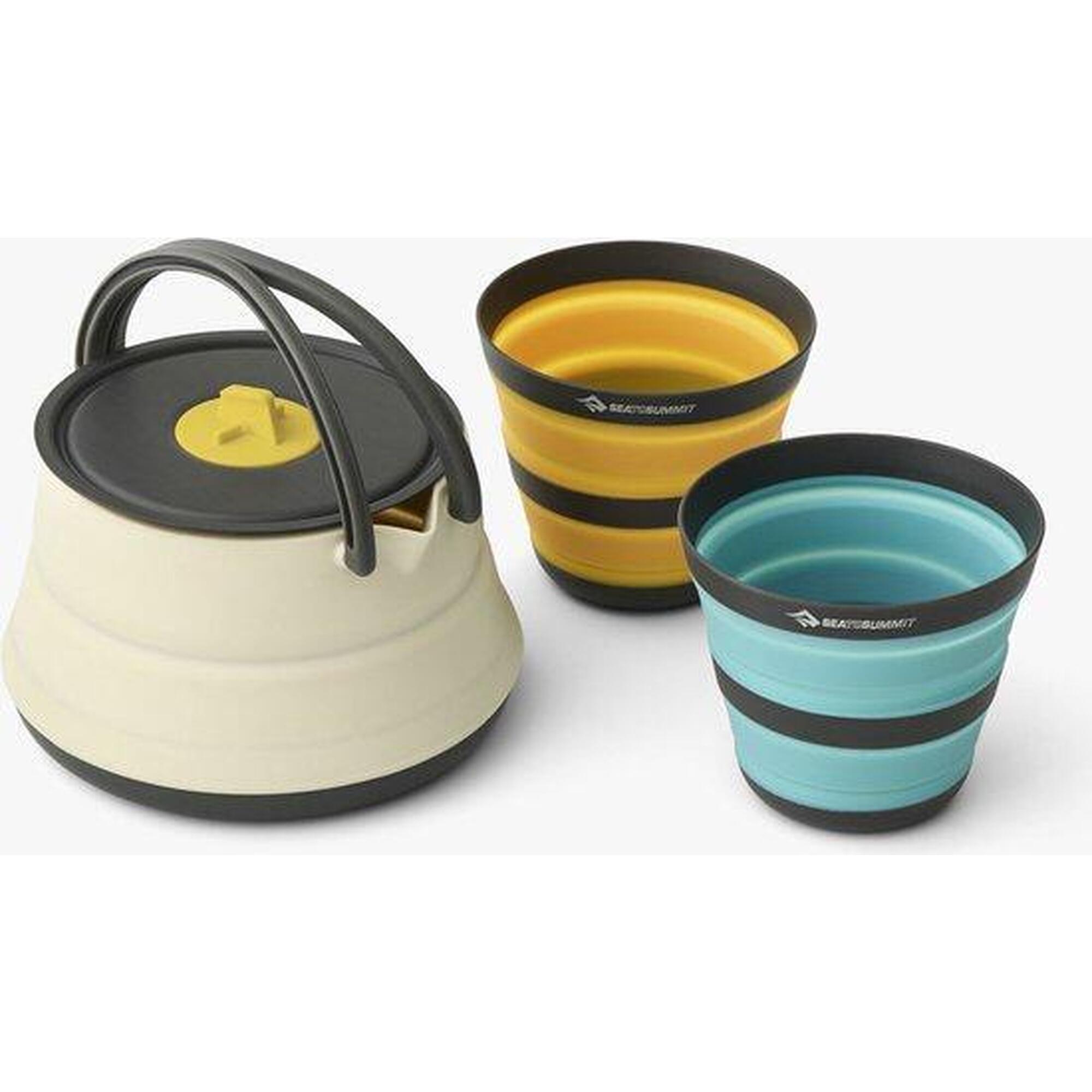 Set vase Frontier Ul Collapsible Kettle Cook Set 3 buc