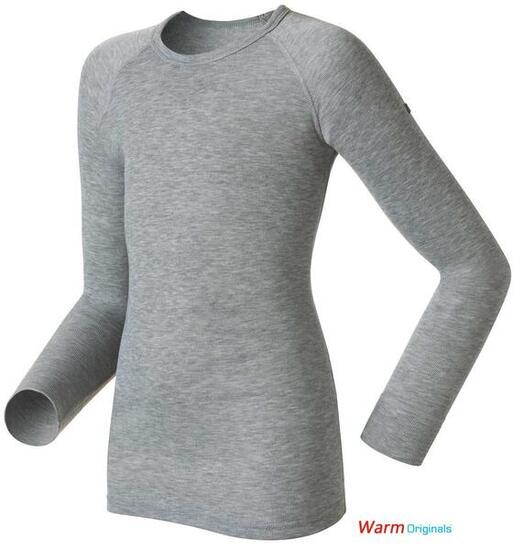 Maillot Manches Longues Odlo Active Warm Eco Gris Enfant