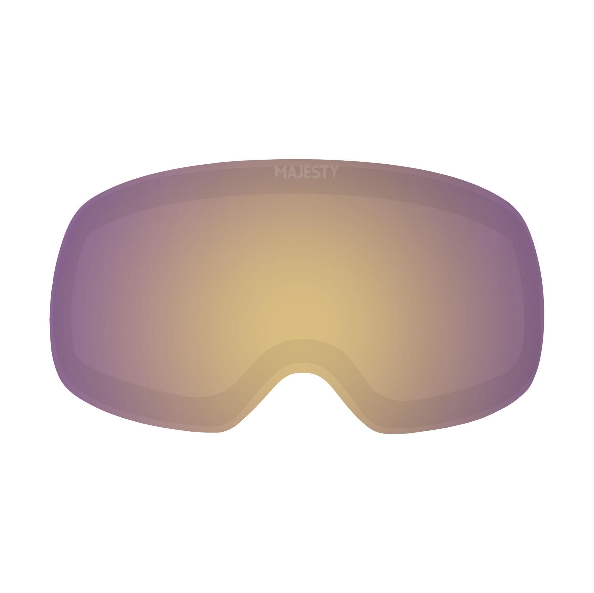 Gogle MAJESTY The Force Arc black/black/XENON HD moonstone lens + Ultraviolet 5/7