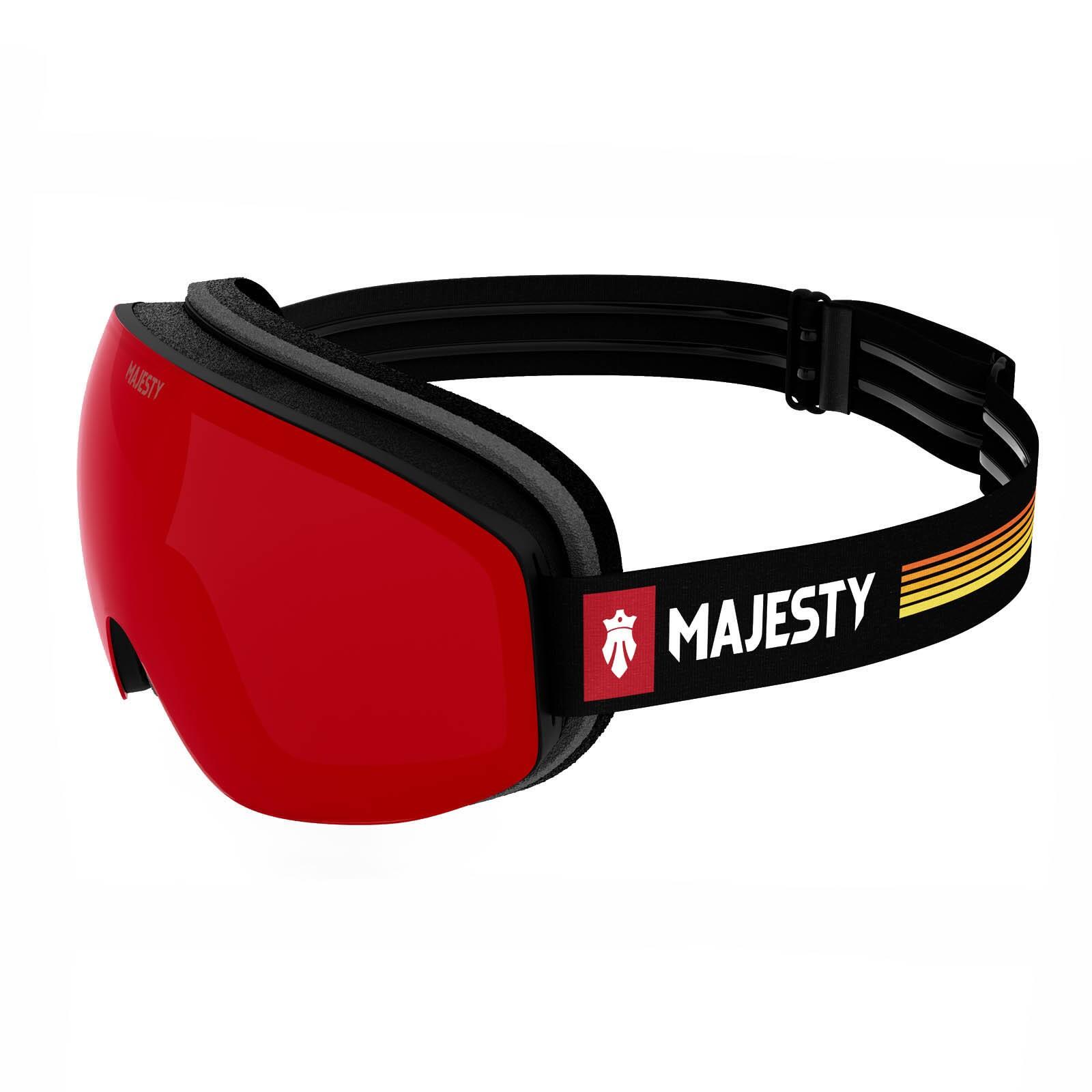 Gogle MAJESTY The Force Arc black/color/XENON HD rose revo + XENON HD red garnet 2/7