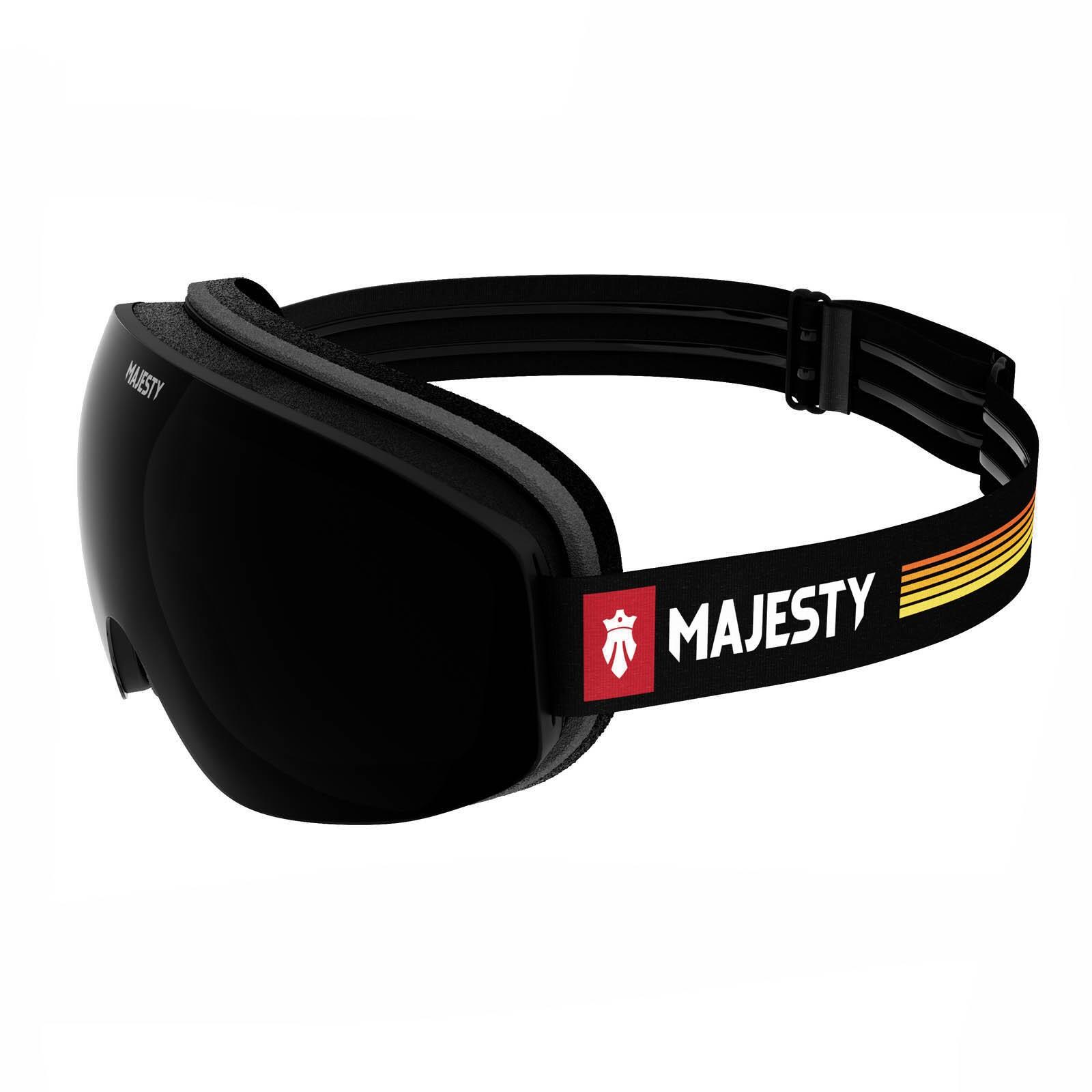 Gogle MAJESTY The Force Arc black/color/XENON HD rose revo + Black pearl 2/7