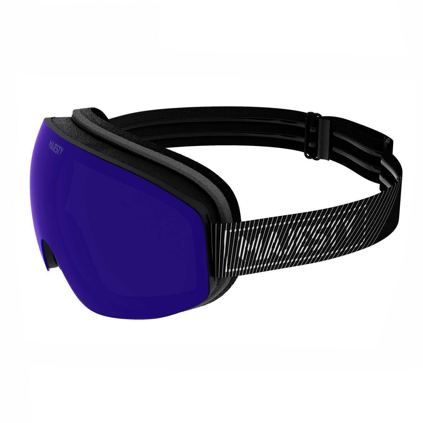 Gogle MAJESTY The Force Arc black/black/XENON HD moonstone lens + Ultraviolet 2/7