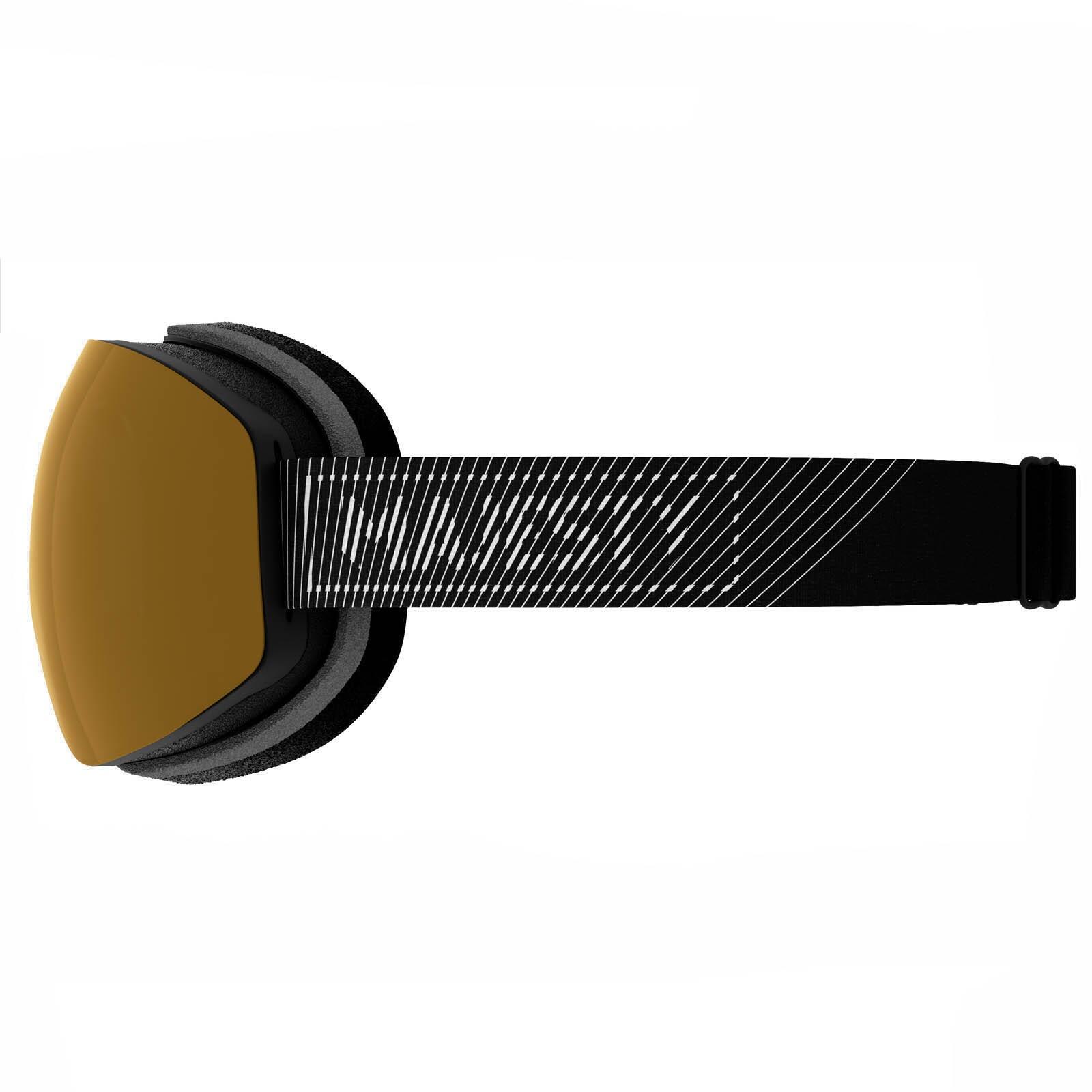 Gogle MAJESTY The Force Arc black/black/XENON HD moonstone lens + Gold lens 3/7