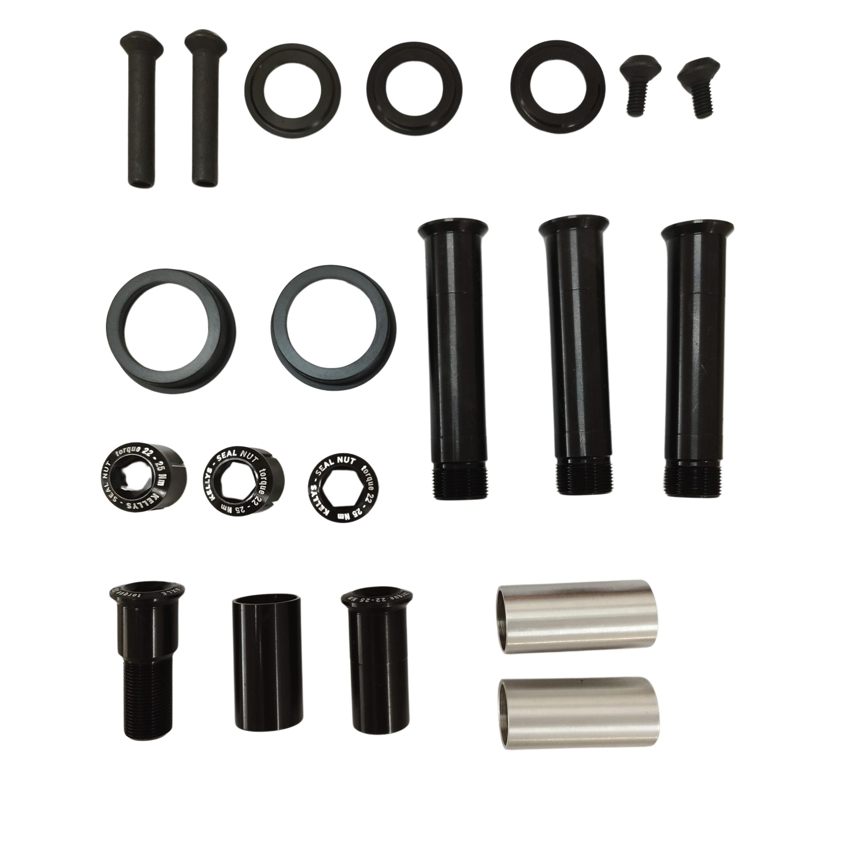 Kit d'entretien vélo support d'amortisseur axe, rondelle, vis Kellys Swag 29´ HW 1/1