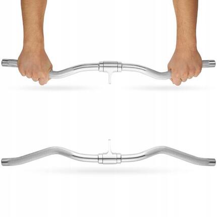 Gebogene Stange für Kabelzugmaschine, breiter Griff 4FIZJO