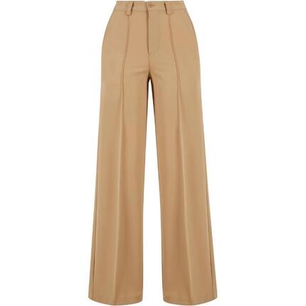 Pantalon Motif/style Large Femme (Beige)