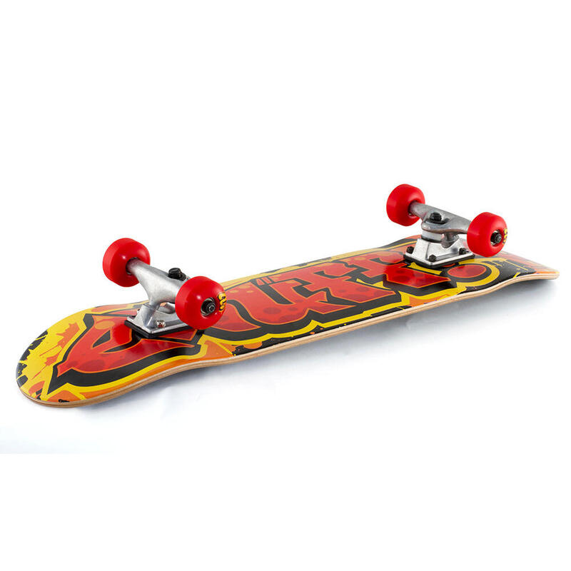 Skate Enuff Graffiti II 7.75"x31.5" Jaune/Rouge